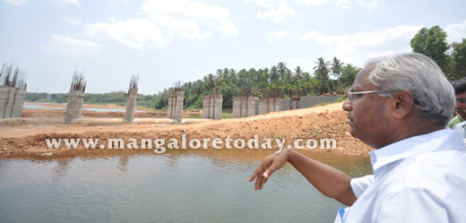 JR Lobo visits thumbay vented dam